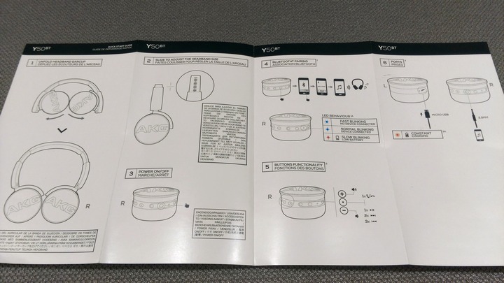 AKG Y50BT 耳罩式藍牙耳機 開箱