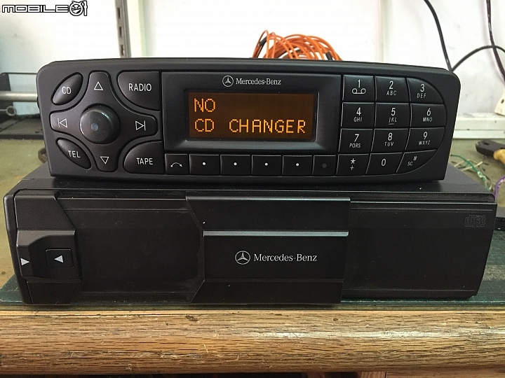 Benz w203 音響 6片cd no cd changer