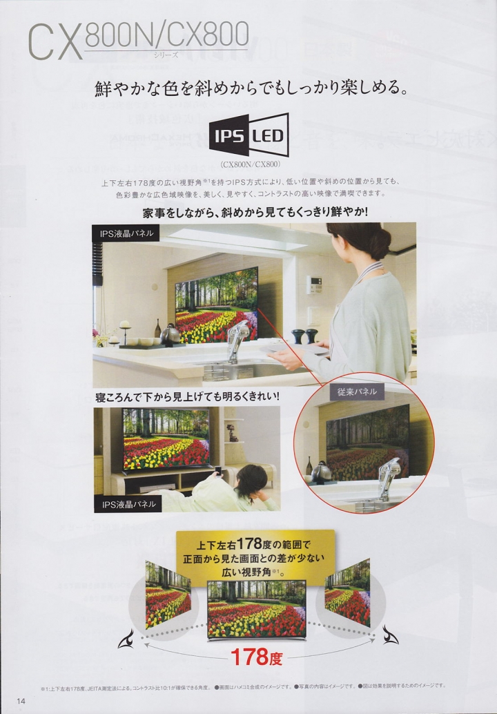 Panasonic 2015 冬季 日規電視