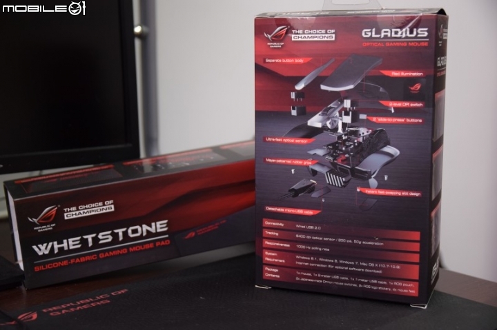 [開箱] Asus Gladius & Whetstone之ROG家族大集合