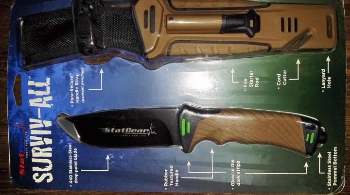 2015送給自己的聖誕禮物: StatGear Surviv-All Outdoor Knife