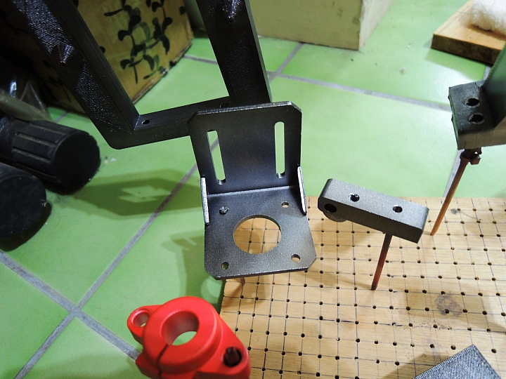 CORE-XY 紅色三倍速 高速3D印表機 DIY，12樓已完成，含測試列印成品。