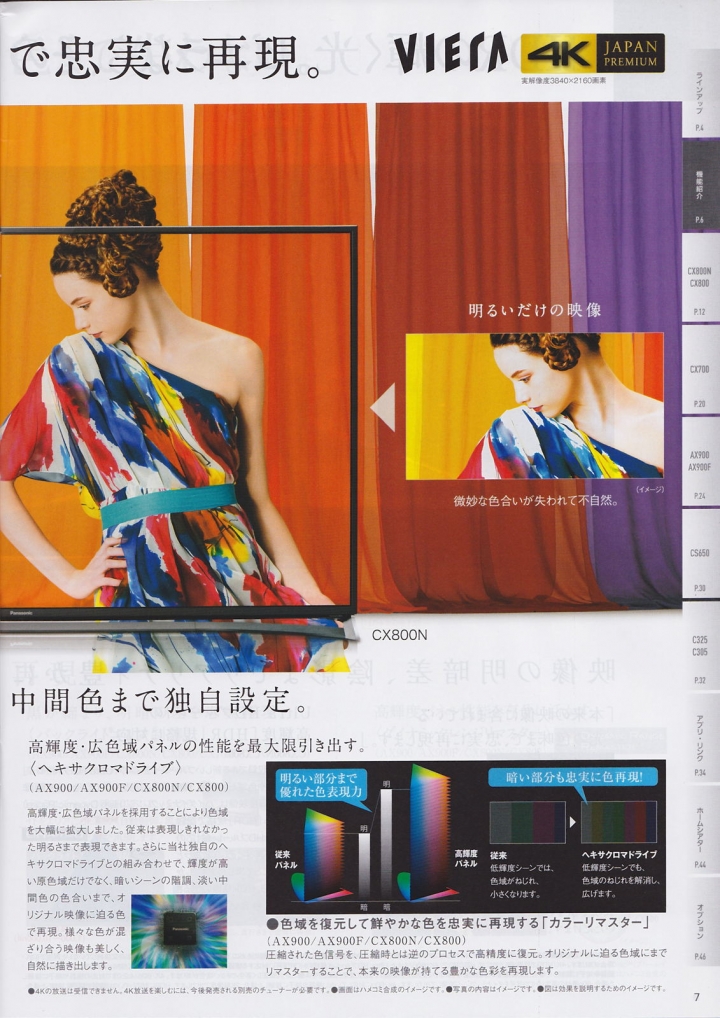 Panasonic 2015 冬季 日規電視
