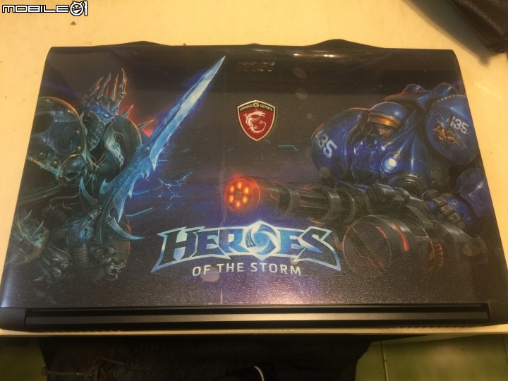 [開箱照]MSI GE62 6QF Hero 暴雪英雄機