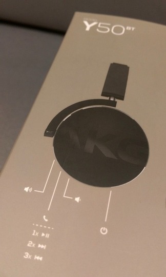AKG Y50BT 耳罩式藍牙耳機 開箱