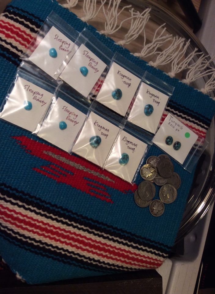 MERRY MOW購入印地安風格純手工原石銀貝手環