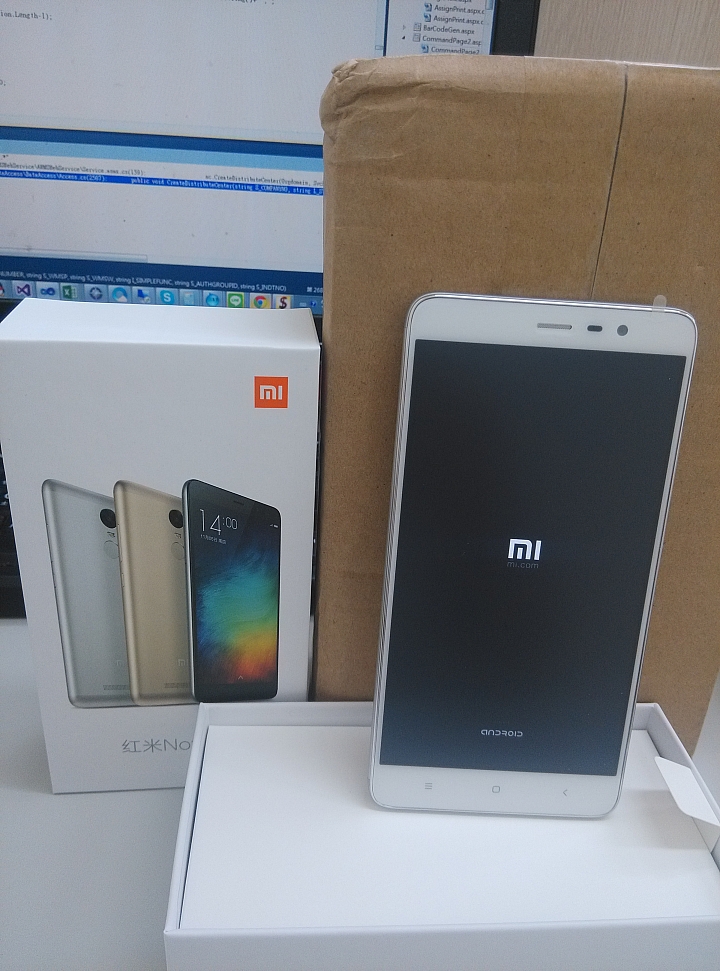 [小米眾籌]紅米Note3 及 小米圈鐵耳機~總算入手了~