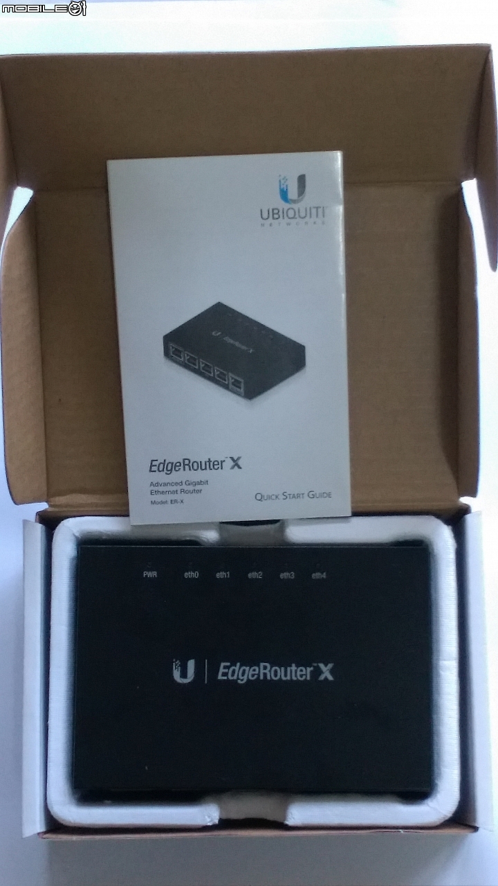開箱 Edgerouter X與簡單設定
