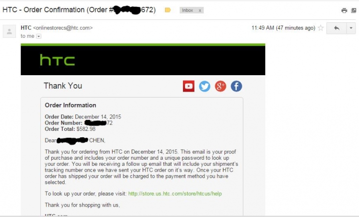 HTC A9 Trade-In 經驗分享 [持續更新中]