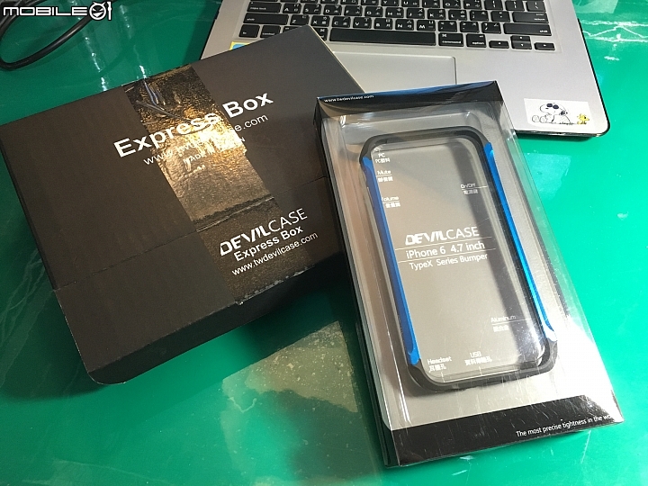 [簡單開箱] Devilcase Type X 保護邊框
