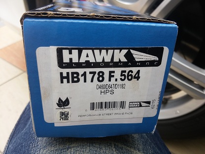 [DIY] 來令片更換 HAWK HPS HB178 F.564