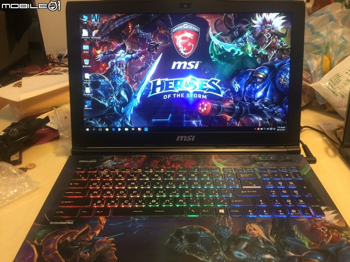 [開箱照]MSI GE62 6QF Hero 暴雪英雄機