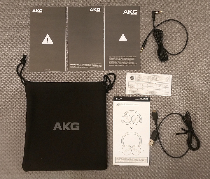 AKG Y50BT 耳罩式藍牙耳機 開箱