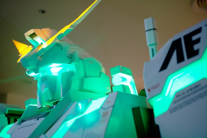 獨角獸 兩公尺~RX-0 Unicorn Gundam Papercraft 2 Meter