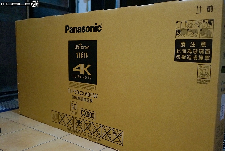 Panasonic 50cx600w 泡泡不專業開箱