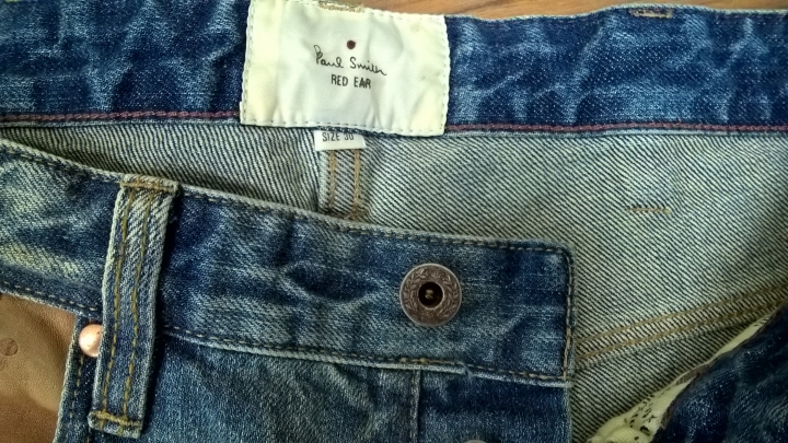 [開箱] PAUL SMITH Red Ear 'Tear and Repair' Japanese Selvedge Jeans