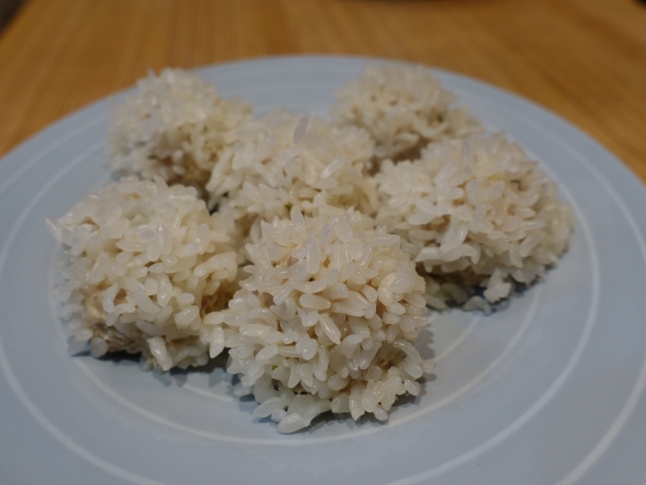 [食譜] 珍珠丸子。白米版本~不用糯米也有好口感!