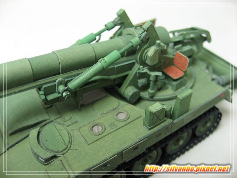 紙模 - M110A2自走炮