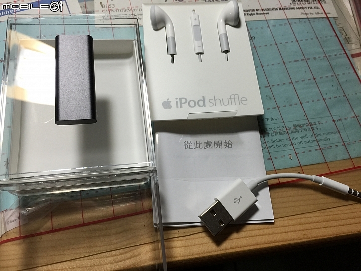 暌違了七年 再次的感動 part 2全新 ipod shuffle 3rd 開箱