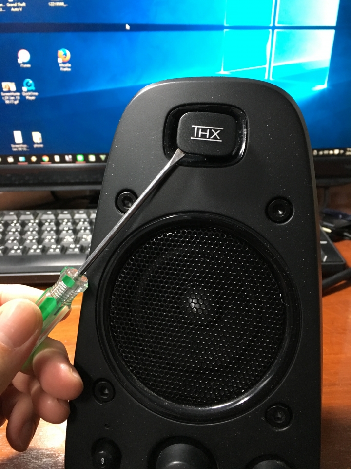 DIY 維修羅技Logitech Z623 THX 音響電源開關不良