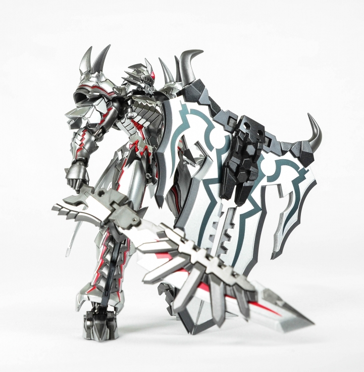 簡易開箱  魔物獵人 G級變形 雄火龍 風化銀