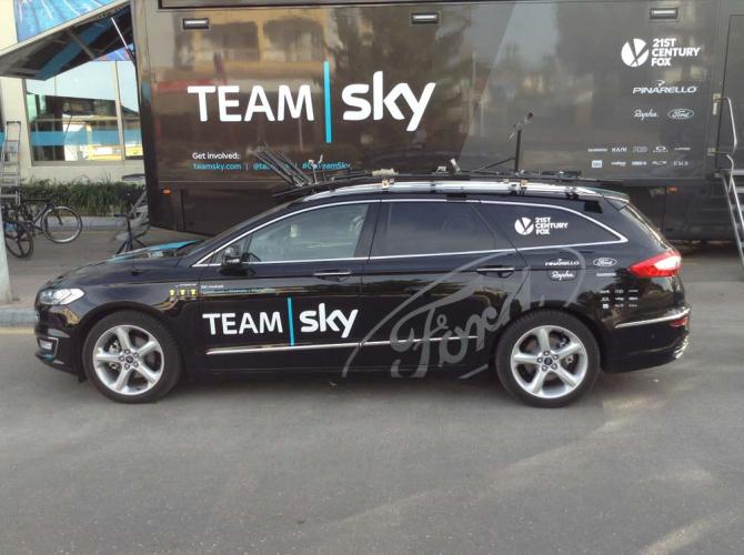 英國天空車隊team sky x Ford