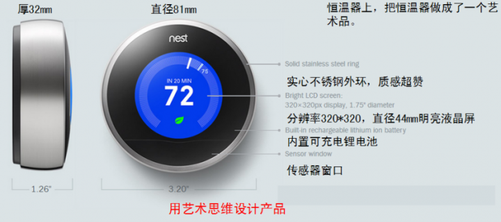 Nest Thermostat 人工智慧恆溫控制器