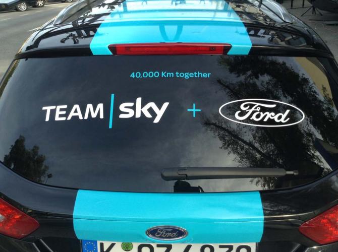 英國天空車隊team sky x Ford