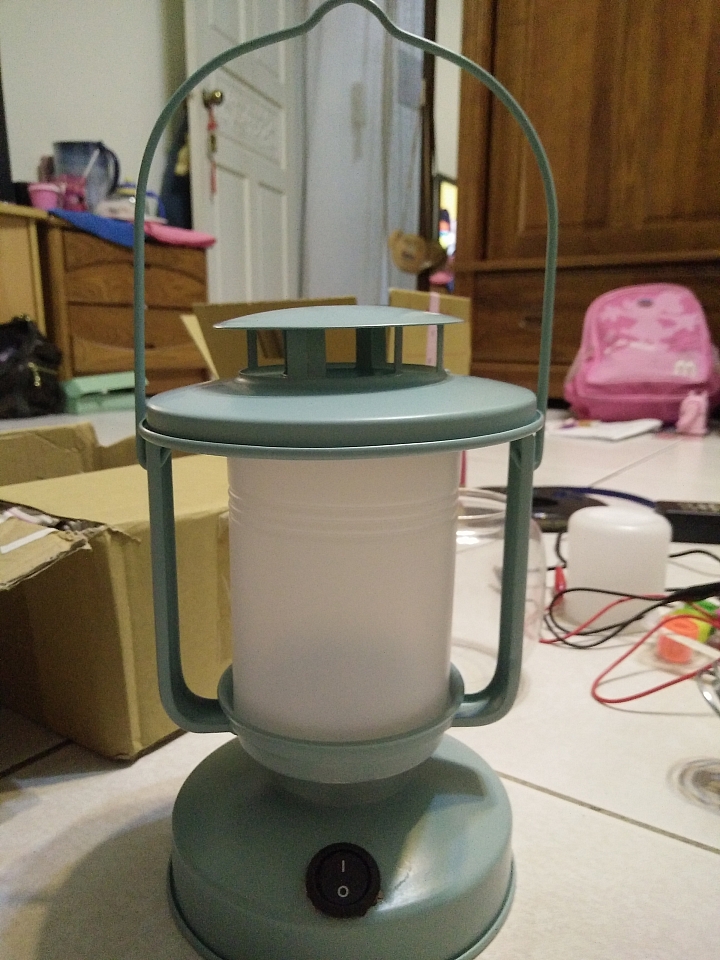 [DIY自己動手來] 將IKEA MÖRKT小蠟燭燭台改裝成實用的LED露營燈