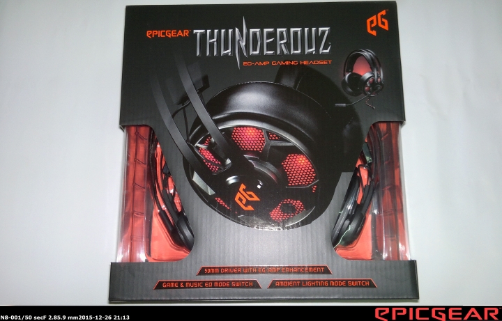 [開箱]燈光效果 亮眼奪目 藝極EpicGear THUNDEROUZ 雷鳴魔電競耳麥