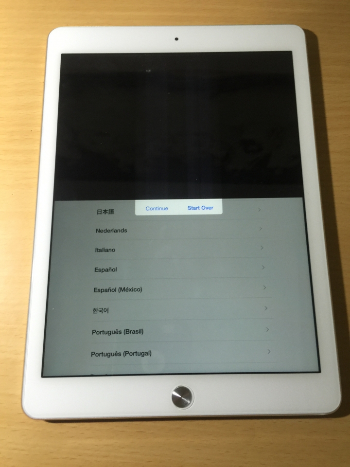 ipad air螢幕無故異常