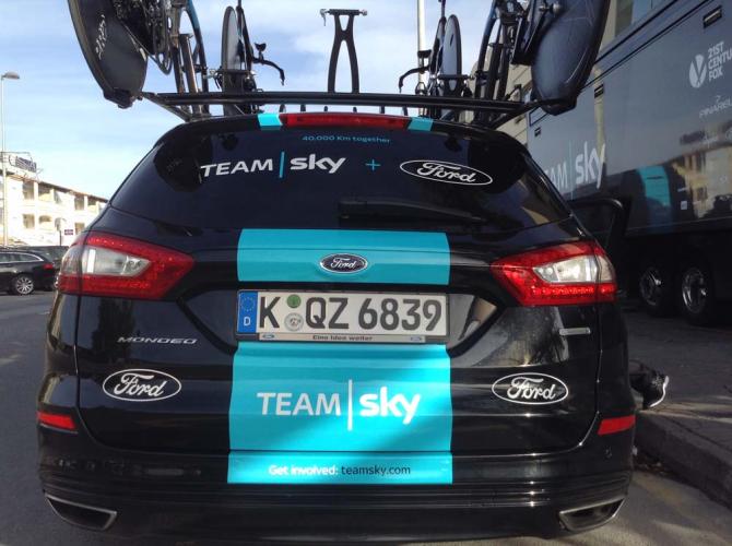 英國天空車隊team sky x Ford