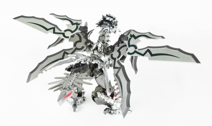 簡易開箱  魔物獵人 G級變形 雄火龍 風化銀
