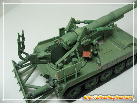 紙模 - M110A2自走炮