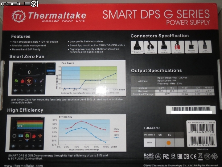 智慧電源新體驗 , TT Smart DPS G 650W Gold開箱