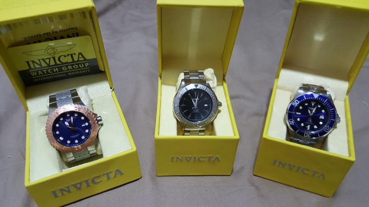 平價品牌三顆Invicta 開箱