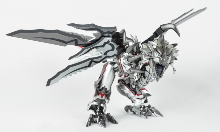 簡易開箱  魔物獵人 G級變形 雄火龍 風化銀