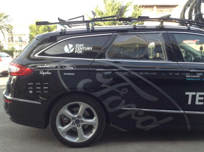 英國天空車隊team sky x Ford