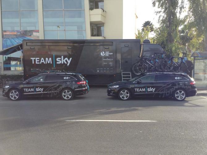 英國天空車隊team sky x Ford