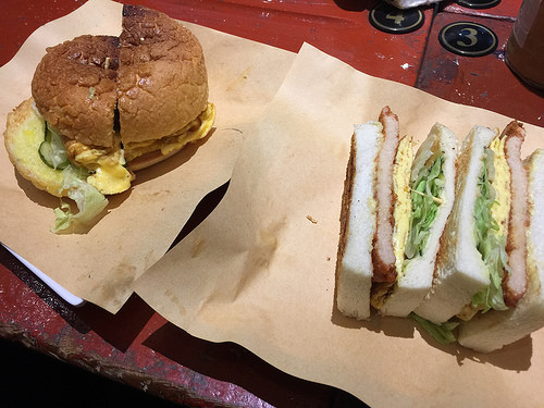 【食記】捷運中正紀念堂站。高三孝碳烤吐司