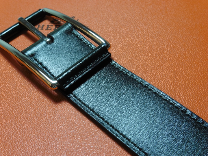 [開箱]Hermes Ceinture Hop 旋轉皮帶頭雙色皮帶