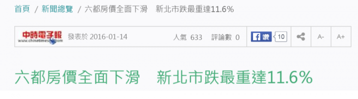 北中南仲介公會理事長說今年再跌10%..恩...誰要救一下被套的投資客啊??