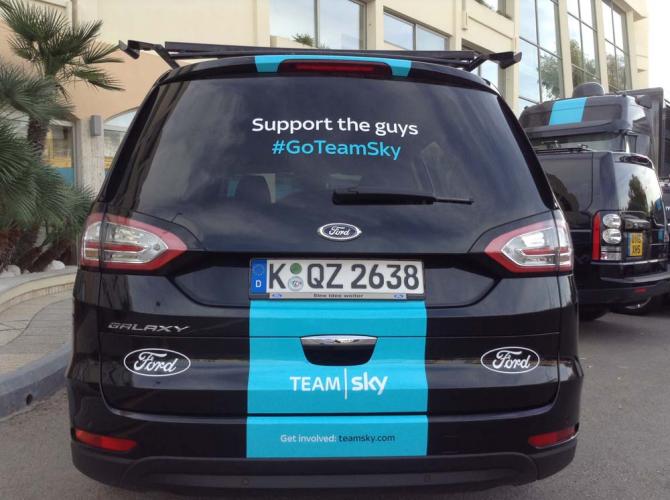 英國天空車隊team sky x Ford