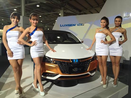 台中車展小分享 LUXGEN S3電動車有帥到哦！