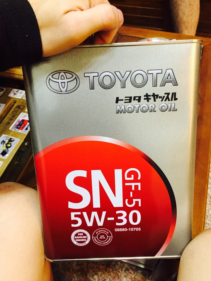 日本豐田 5W30機油 4L裝  評價
