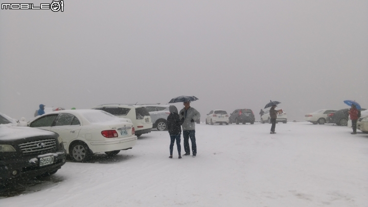 105合歡山下大雪嘞