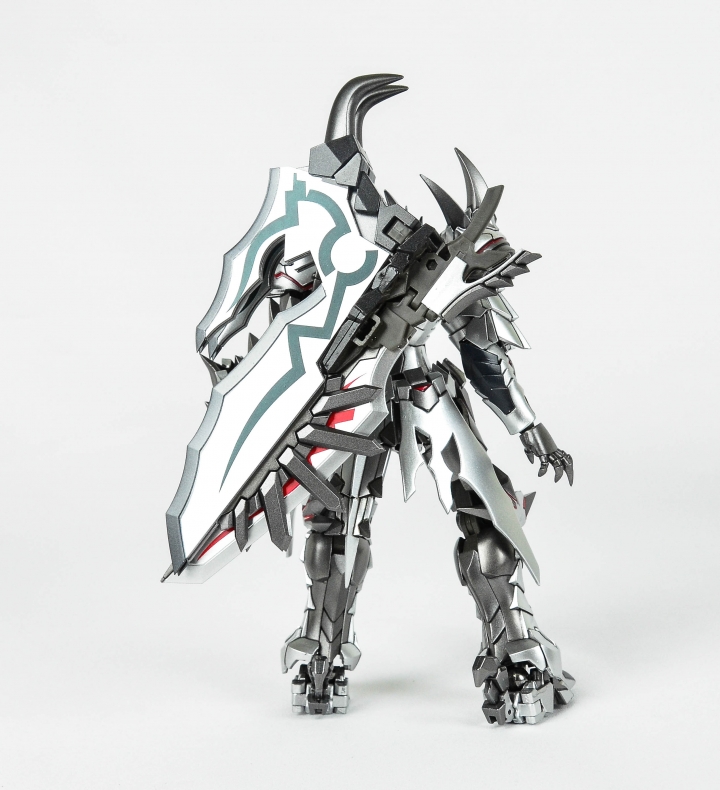 簡易開箱  魔物獵人 G級變形 雄火龍 風化銀