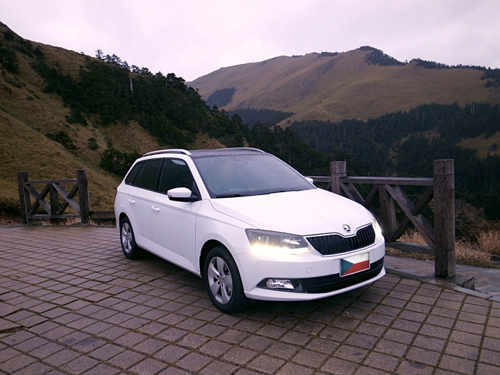 Škoda Fabia Combi 1.2 TSI 月光白 分享