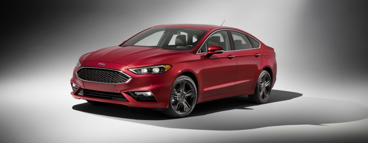 2017 Ford Fusion sport 亮相