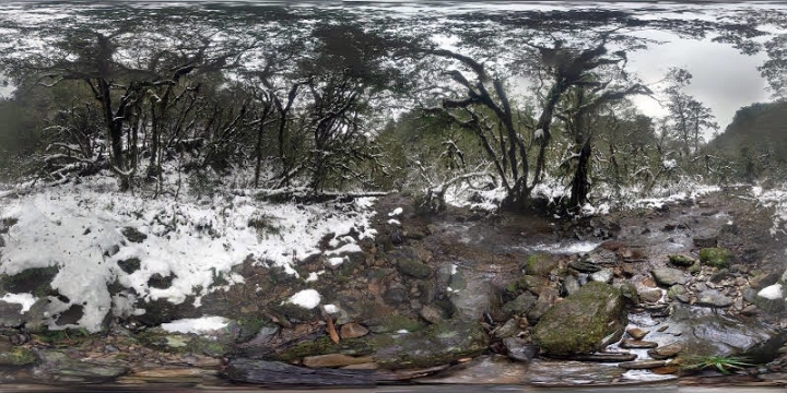 鬼行&trade; 冬雪隱士 &rarr;  冰凍松羅湖